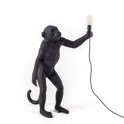 Торшер Seletti Monkey Black Floor Lamp