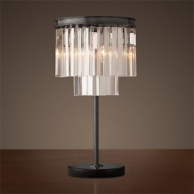 Лампа настольная лофт Odeon Clear Glass Table Lamp