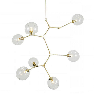 Люстра Branching Bubbles 7 Vertical Gold - фото 26371