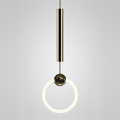 Светильник Ring Light золотой от английского дизайнера Ли Брум