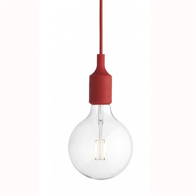 Светильник E27 Color  Красный в стиле Muuto - фото 28874