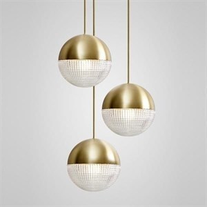 Lens Flair Chandelier 3 Gold - фото 33652