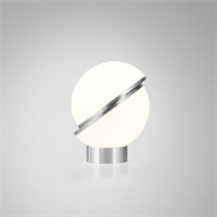 Crescent Table Lamp by Lee Broоm Chrome