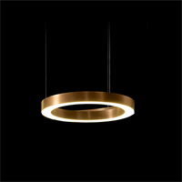 Круглая люстра Horizontal Henge Light Ring D40 Copper