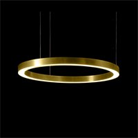 Henge Light Ring Horizontal D80 Brass
