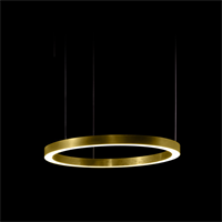 Henge Light Ring Horizontal D50 Brass