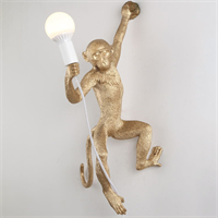 Бра Monkey Wall Lamp Gold левая в стиле Seletti