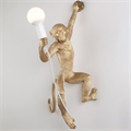 Бра Monkey Wall Lamp Gold левая в стиле Seletti - фото 33008