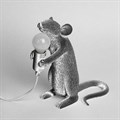 Настольная Лампа Мышь Mouse Lamp #1 H25 см Серебро - фото 33275