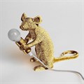 Настольная Лампа Мышь Mouse Lamp #2  H12 см Золотая - фото 33338