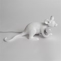 Настольная Лампа Мышь Mouse Lamp #3 Н16 см Белая - фото 33340