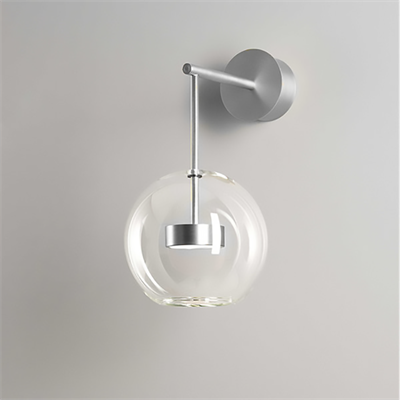 Настенный светильник Bolle Wall 01 Bubble Nickel  в стиле Giopato&Coombes - фото 27369