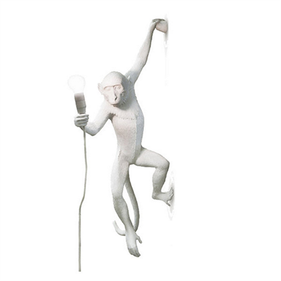 Бра Monkey Wall Lamp White левая в стиле Seletti - фото 33010