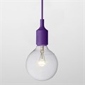Светильник E27 Color  Фиолетовый в стиле Muuto - фото 28866
