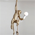 Светильник Monkey Обезьяна с Лампой Gold правая в стиле Seletti - фото 33042
